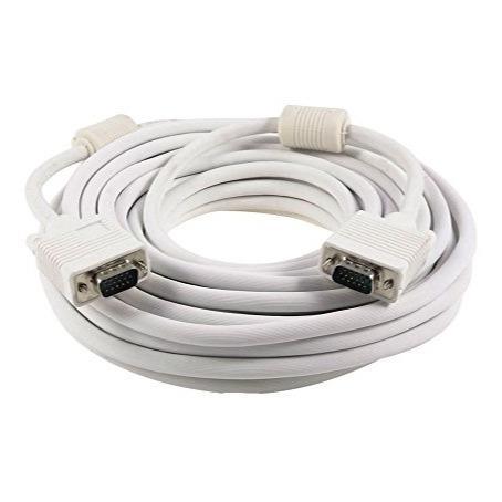 Vga Cable 10m White - Light Market