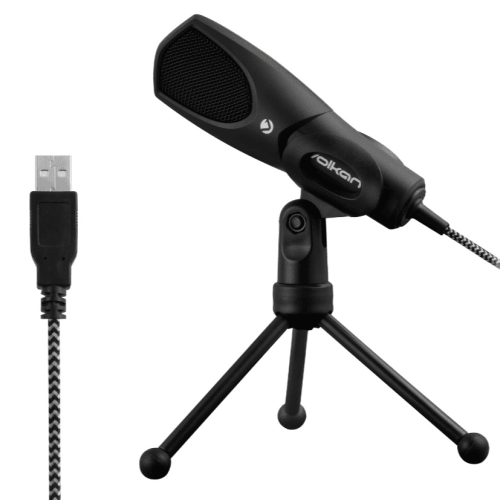 Volkano Usb Desktop Microphone - Light Market