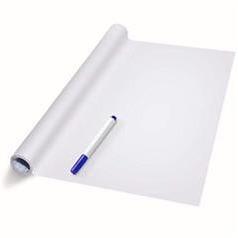 White Board Vinyl Sticker 45cm x 2M with Marker - Light Market