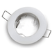 White Downlight Holder Straight Budget - Light Market