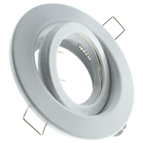White Downlight Holder Swivel - Light Market