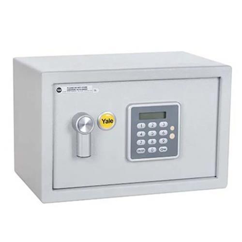 Yale YTS/200/DB1 Small Security Safe with Alarm - Light Grey (200 x 320 x 200mm) - Light Market